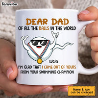 Personalized I'm Glad That I Came Out Of Yours Mug 24802 thumb 1