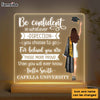 Personalized Be Confident Graduation Plaque LED Lamp Night Light 24805 1