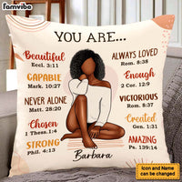 Personalized You Are Bible Verses Pillow 24811 thumb 1