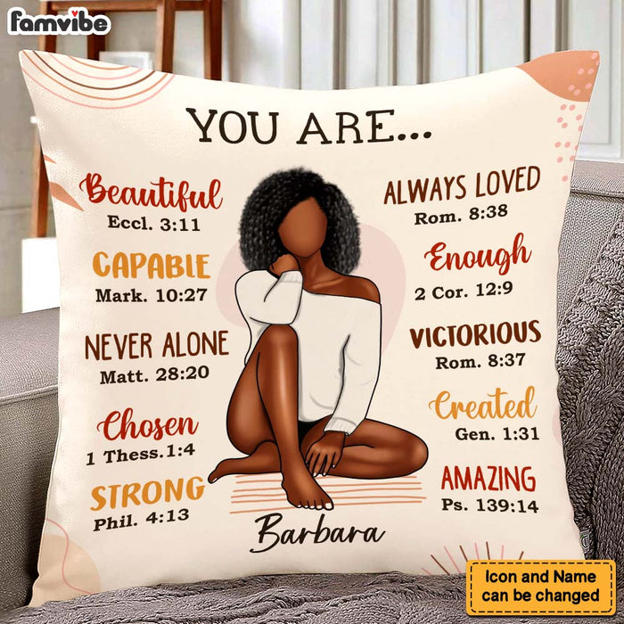 Personalized You Are Bible Verses Pillow 24811 1