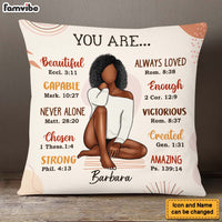 Personalized You Are Bible Verses Pillow 24811 thumb 1