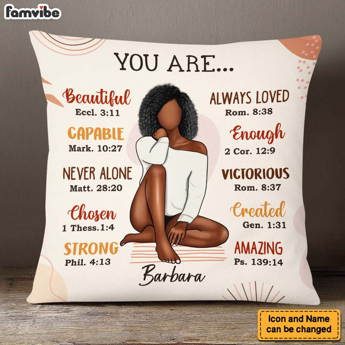 Personalized You Are Bible Verses Pillow 24811 1
