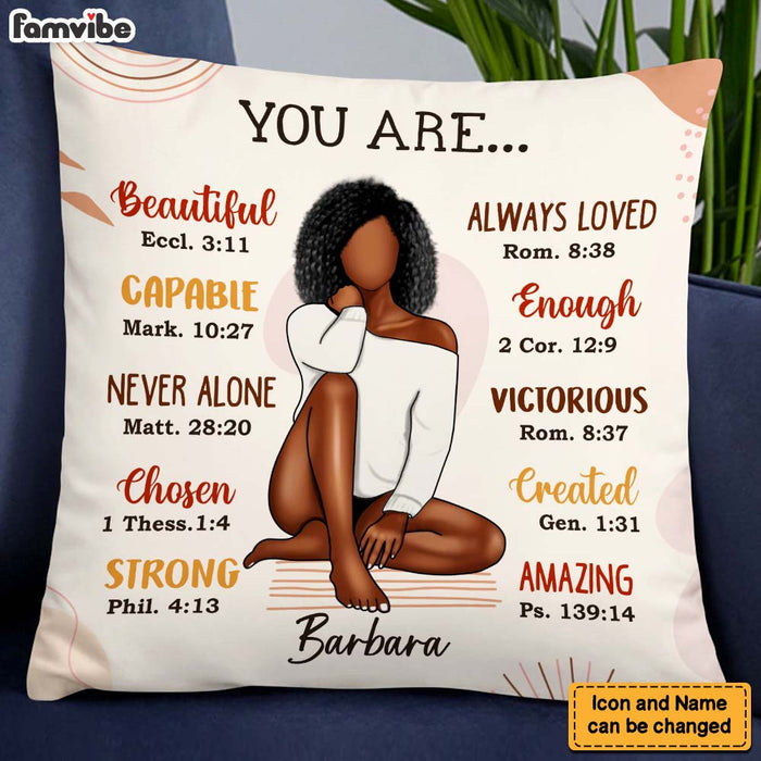 Personalized You Are Bible Verses Pillow 24811 1