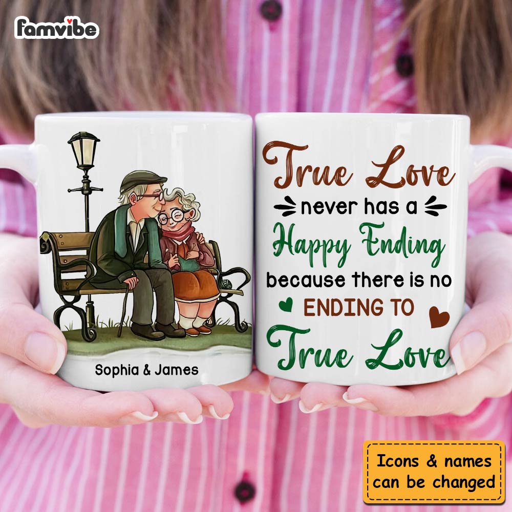 Personalized Couple Gift There Is No Ending To True Love Mug 31242 Primary Mockup
