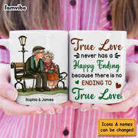 Personalized Couple Gift There Is No Ending To True Love Mug 31242 thumb 1