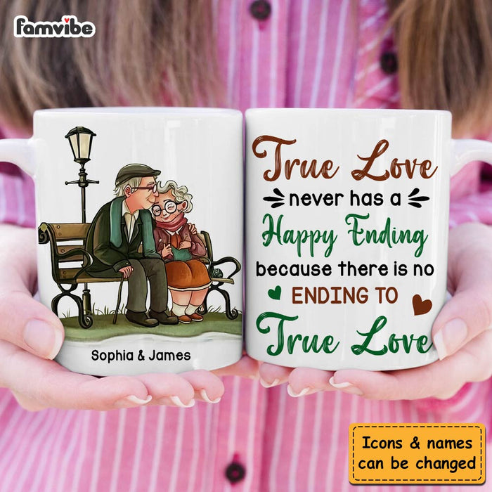 Personalized Couple Gift There Is No Ending To True Love Mug 31242 1