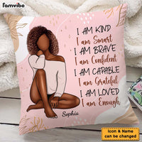Personalized Women Affirmation I Am Kind Pillow 24812 thumb 1