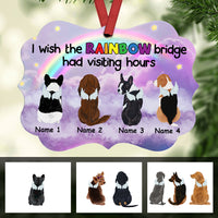 Personalized Looking Back Memorial Dog Benelux Ornament NB241 65O57 thumb 1