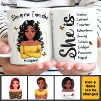 Personalized Gift For Woman Affirmation She Is Mug 24821 thumb 1