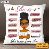 Personalized Affirmation Pillow She Is Me I Am She 24827 thumb 1
