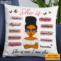 Personalized Affirmation Pillow She Is Me I Am She 24827 thumb 1