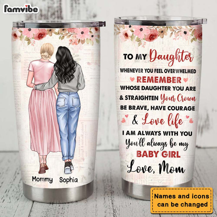 Personalized To My Daughter Steel Tumbler 24830 1