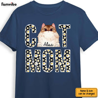 Personalized Cat Mom Daisy Pattern Shirt - Hoodie - Sweatshirt 24832 thumb 1