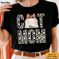 Personalized Cat Mom Daisy Pattern Shirt - Hoodie - Sweatshirt 24832 thumb 1