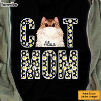 Personalized Cat Mom Daisy Pattern Shirt - Hoodie - Sweatshirt 24832 thumb 1