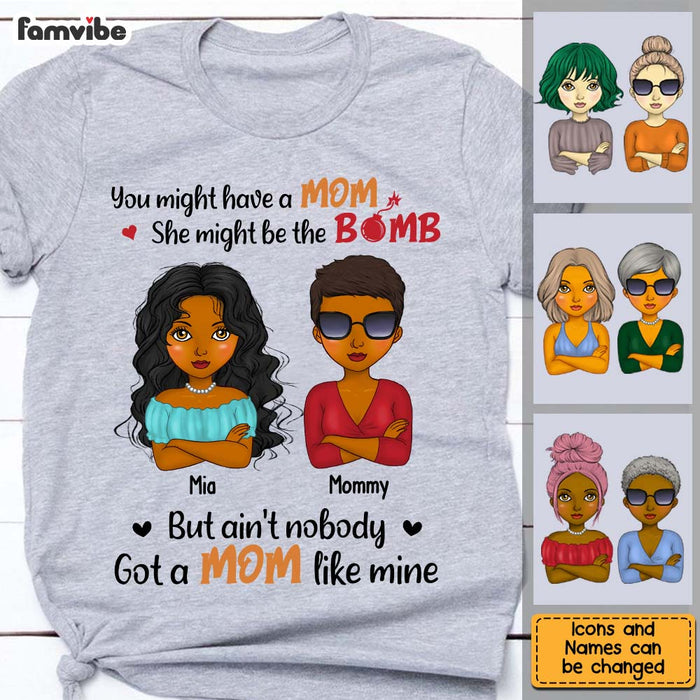 Personalized Gift For Mom She Might Be The Bomb Shirt - Hoodie - Sweatshirt 24839 1