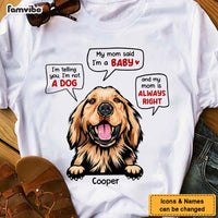 Personalized Funny Dog Saying Shirt - Hoodie - Sweatshirt 24840 thumb 1