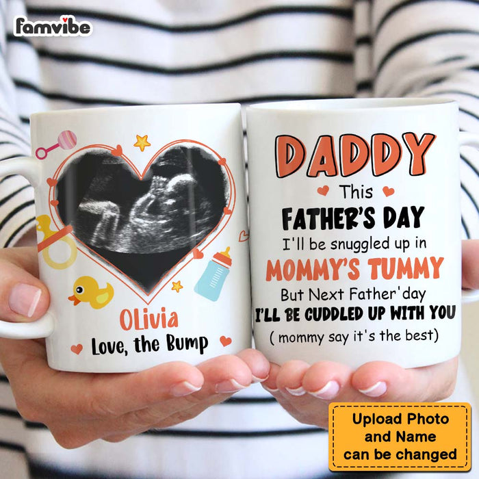 Personalized Next Father's Day I'll Be Cuddled Up With You Mug 24855 1
