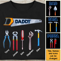 Personalized Father Tools Shirt - Hoodie - Sweatshirt 24860 thumb 1