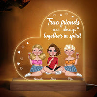 Personalized True Friends Plaque LED Lamp Night Light 24863 thumb 1