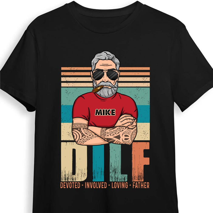 Personalized Devoted Involved Loving Father Shirt - Hoodie - Sweatshirt 24864 1