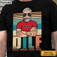 Personalized Devoted Involved Loving Father Shirt - Hoodie - Sweatshirt 24864 thumb 1