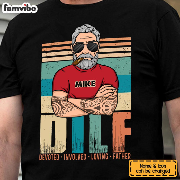 Personalized Devoted Involved Loving Father Shirt - Hoodie - Sweatshirt 24864 1