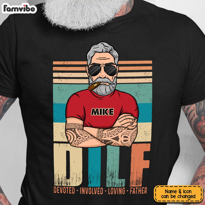 Personalized Devoted Involved Loving Father Shirt - Hoodie - Sweatshirt 24864 1