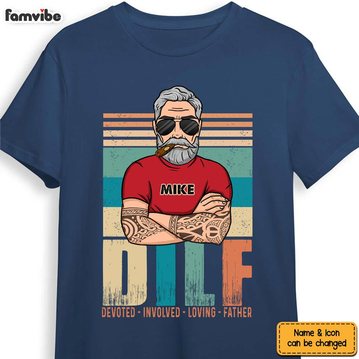 Personalized Devoted Involved Loving Father Shirt - Hoodie - Sweatshirt 24864 1