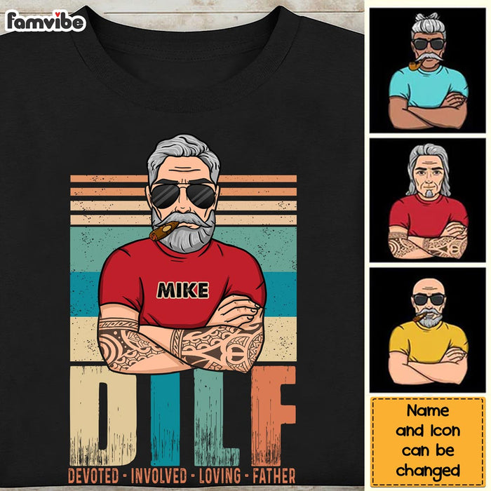 Personalized Devoted Involved Loving Father Shirt - Hoodie - Sweatshirt 24864 1