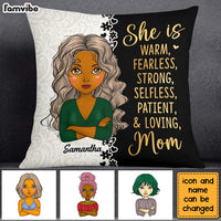 Personalized Gift For Mom She Is Warm Pillow 24868 thumb 1