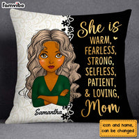 Personalized Gift For Mom She Is Warm Pillow 24868 thumb 1