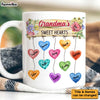 Personalized Gift Grandma's Heart Hanging Sign Mug 24873 1