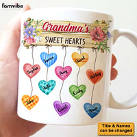 Personalized Gift Grandma's Heart Hanging Sign Mug 24873 thumb 1