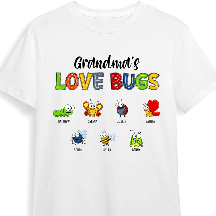 Personalized Grandma Love Bugs Shirt - Hoodie - Sweatshirt 24877 1