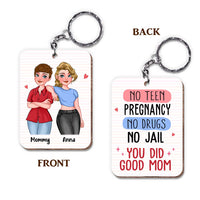 Personalized Gift You Did Good Mom Wood Keychain 24880 thumb 1