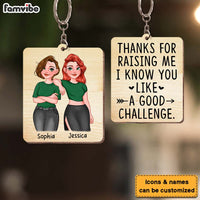 Personalized Gift Thanks For Raising Me Wood Keychain 24881 thumb 1