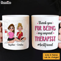 Personalized Thank You For Being My Unpaid Therapist Mug 24882 thumb 1