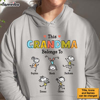 Personalized Grandma Drawing T Shirt - Hoodie - Sweatshirt AP132 23O47 24885 thumb 1