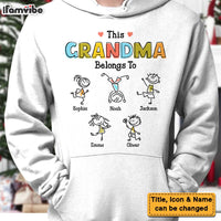 Personalized Grandma Drawing T Shirt - Hoodie - Sweatshirt AP132 23O47 24885 thumb 1