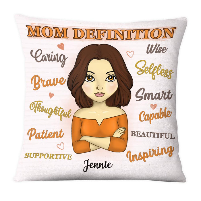 Personalized Gift Mom Definition Pillow 24886 1