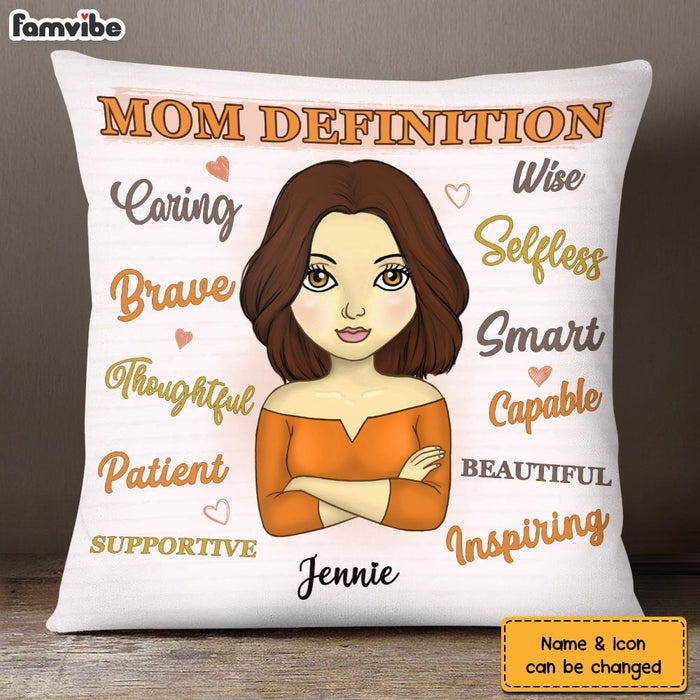 Personalized Gift Mom Definition Pillow 24886 1