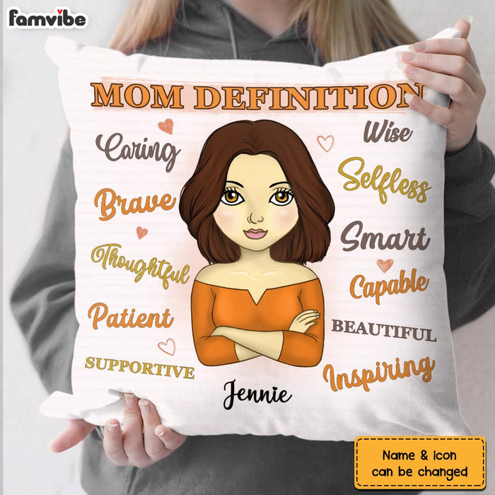 Personalized Gift Mom Definition Pillow 24886 1