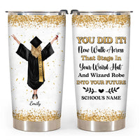 Personalized You Did It Steel Tumbler 24889 thumb 1