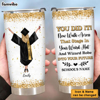 Personalized You Did It Steel Tumbler 24889 thumb 1