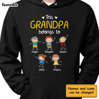 Personalized This Grandpa Belongs To Shirt - Hoodie - Sweatshirt 24891 thumb 1