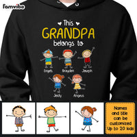 Personalized This Grandpa Belongs To Shirt - Hoodie - Sweatshirt 24891 thumb 1