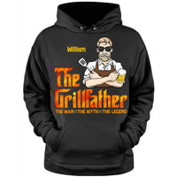 Personalized BBQ The Grillfather Dad Shirt - Hoodie - Sweatshirt 24892 thumb 1