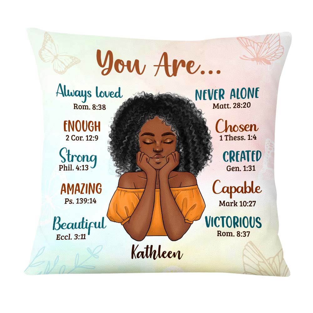 Personalized You Are Beautiful Pillow 24893 Primary Mockup