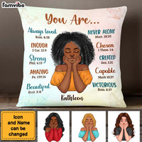 Personalized You Are Beautiful Pillow 24893 thumb 1